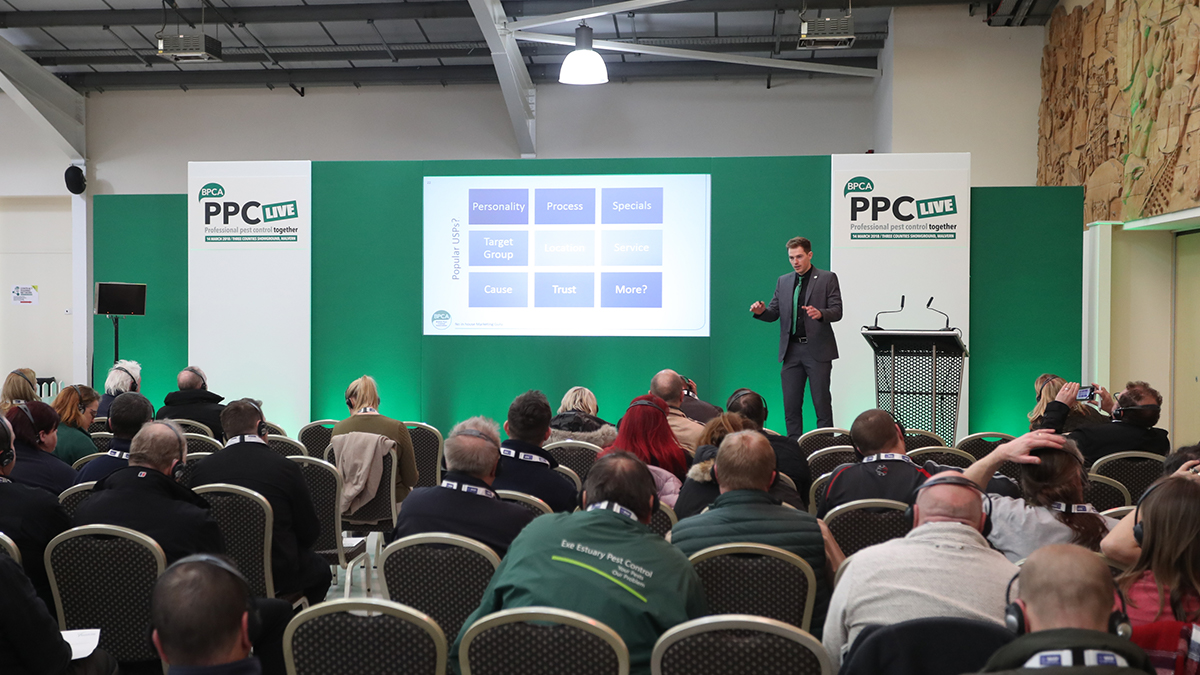 Ben presenting a talk at PPC Live 2018 Ben presenting a talk at PPC Live 2018